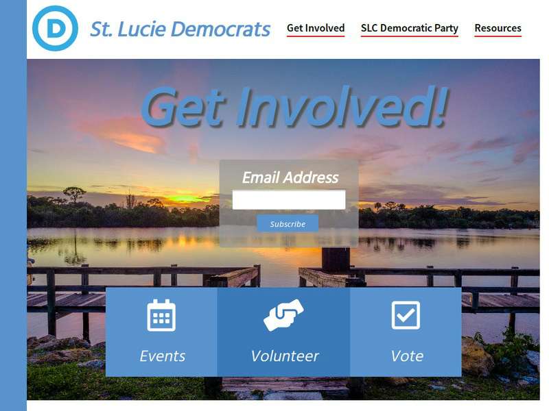 Saint Lucie Democrats website